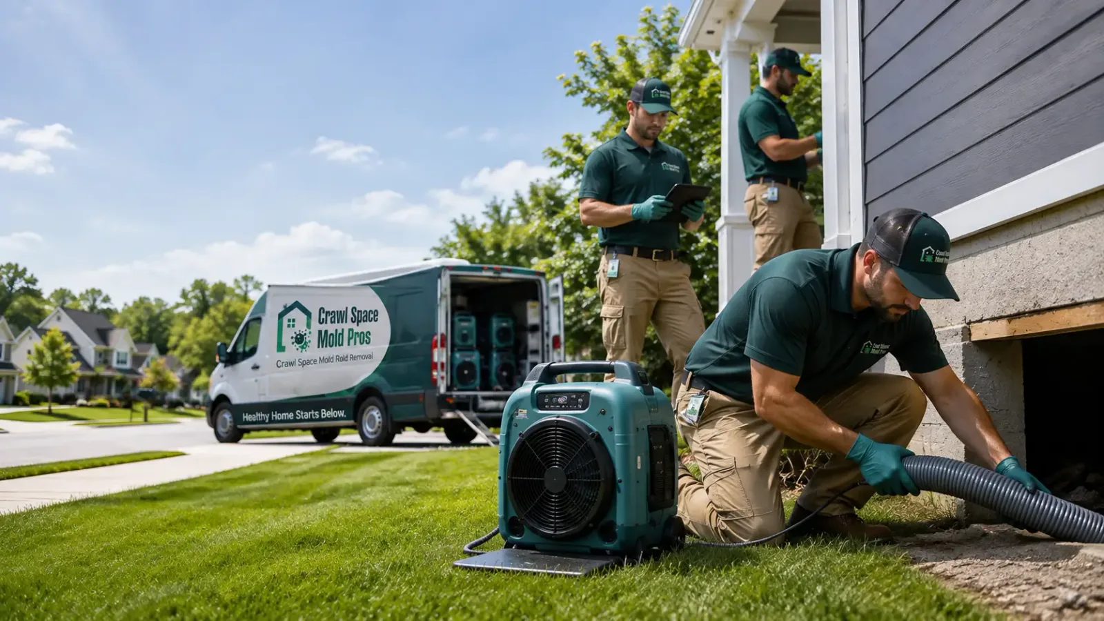 Crawl Space Mold Removal in Watseka, IL